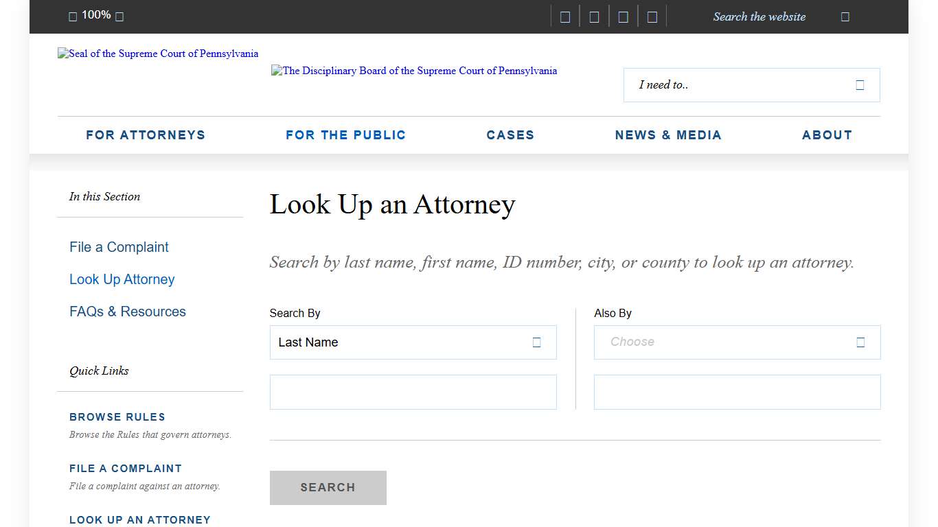 Look Up Attorney